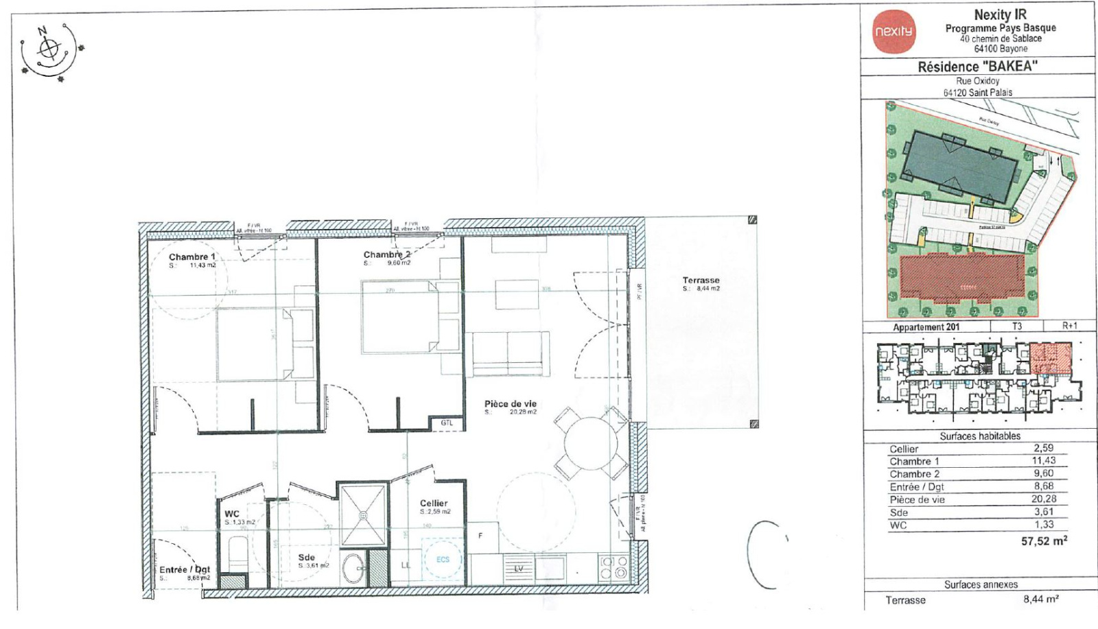 Image_, Appartement, Saint-Palais, ref :-317-